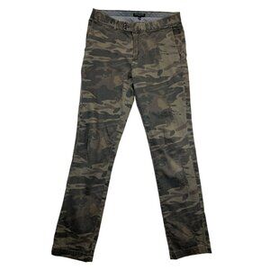 Banana Republic Pants Mens 32x34 Slim Fit Green Camouflage‎ Camo Straight